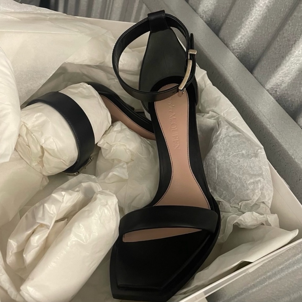 Authentic Alexander McQueen Sandals NWOT - Picture 2 of 8